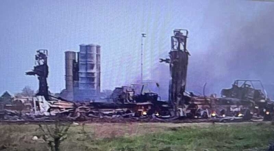 В сети появились фото, как утверждается, уничтоженной системы ПВО С-400 "Триумф" в Джанкое