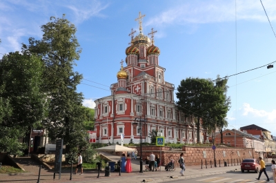 Самая известная церковь в Нижнем Новгороде